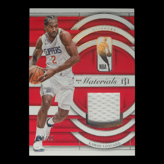 2023-24 KAWHI LEONARD NBA Materials 14/99 Game Worn National Treasures NM-KAW