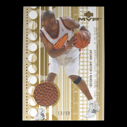 2001 ANTAWN JAMISON MVP Souvenirs 13/50 Game Used Upper Deck #AJ