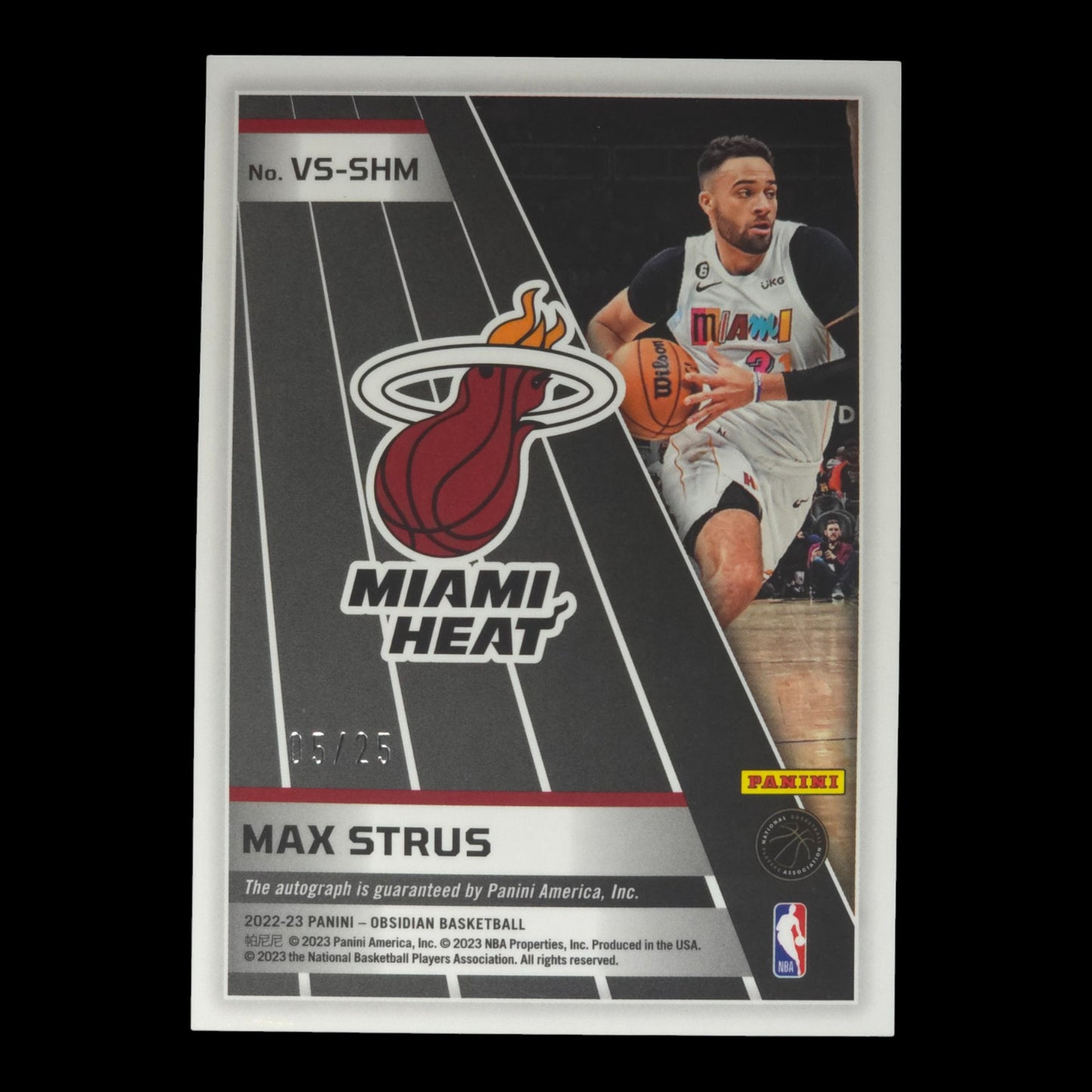 2022-23 MAX STRUS Volcanic Electric Etch Green 5/25 Obsidian VS-SHM