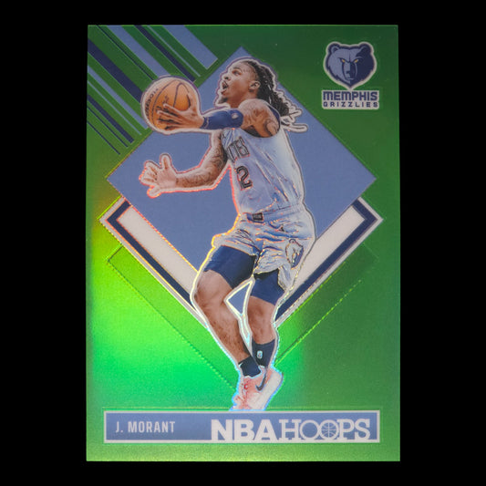 2024-25 JA MORANT Tribute Lime Green 74/149 Hoops #288