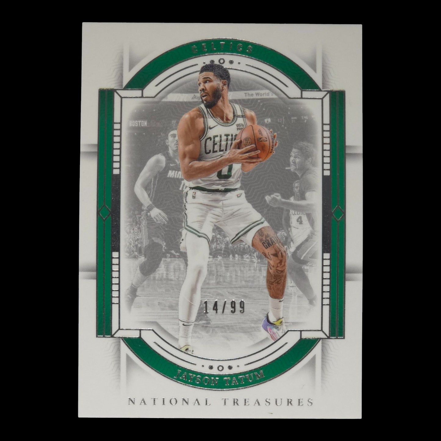 2023-24 JAYSON TATUM 14/99 National Treasures Celtics #57