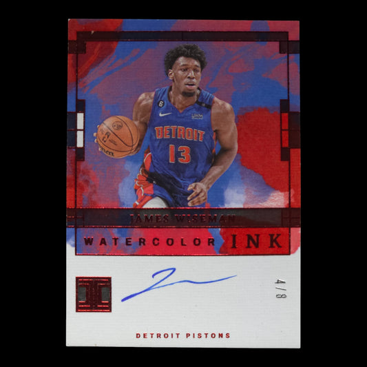 2023-24 JAMES WISEMAN Watercolor Ink 4/8 Impeccable Pistons WCS-JWD