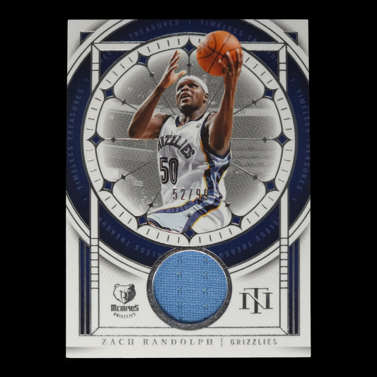 2023-24 ZACH RANDOLPH Timeless Treasures Materials 52/99 Game Worn NT TM-RAD