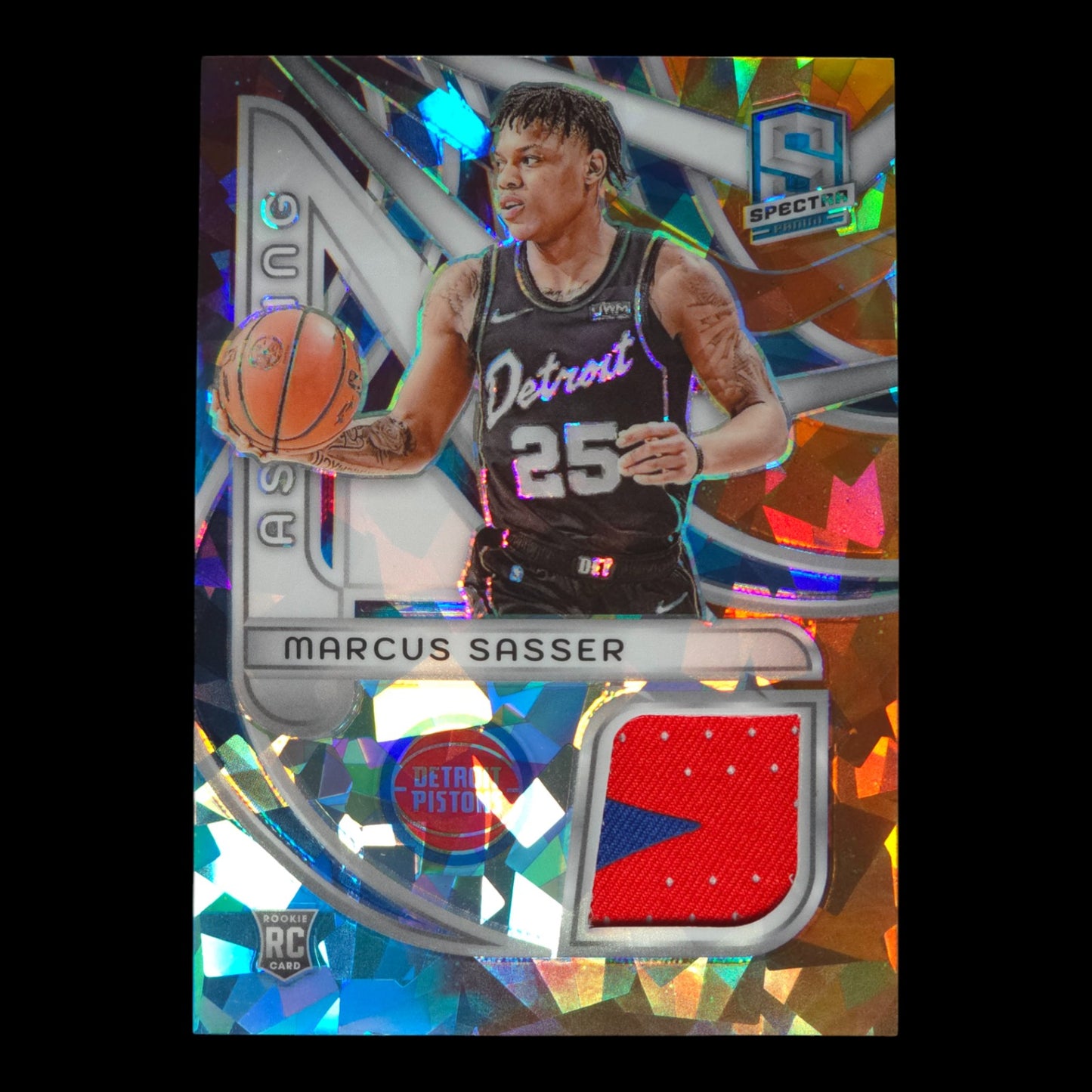 2023-24 MARCUS SASSER Aspiring Patches 6/49 Spectra Pistons ASP-MSA
