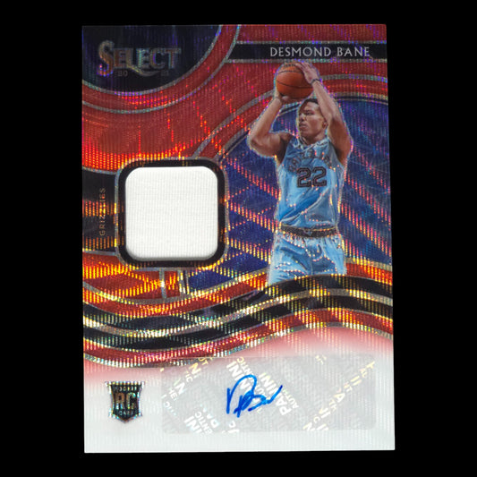 2020-21 DESMOND BANE RPA Prizm Red Select Grizzlies RJA-BAN