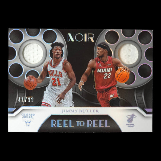 2022-23 JIMMY BARNES Reel To Reel 41/99 Game Worn Noir RRM-JMB