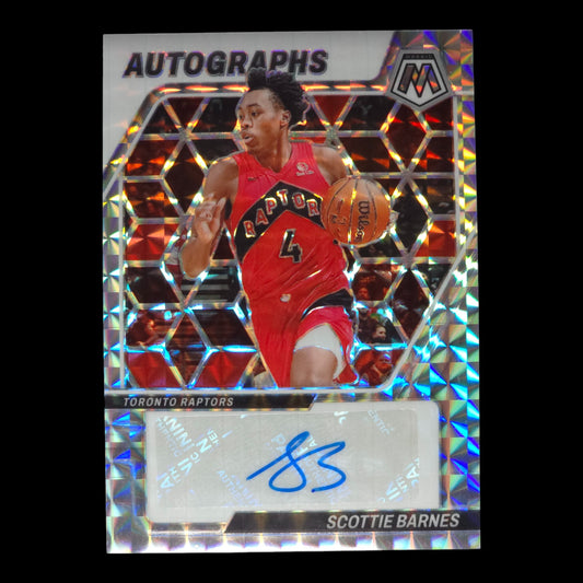 2023-24 SCOTTIE BARNES Prizm Autographs Mosaic Raptors AM-BAR