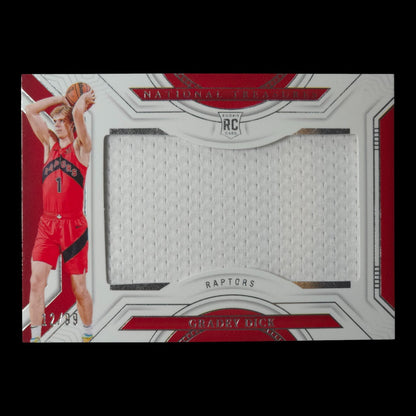 2023-24 GRADEY DICK Rookie Jumbo Materials 12/99 National Treasures RJM-GDK