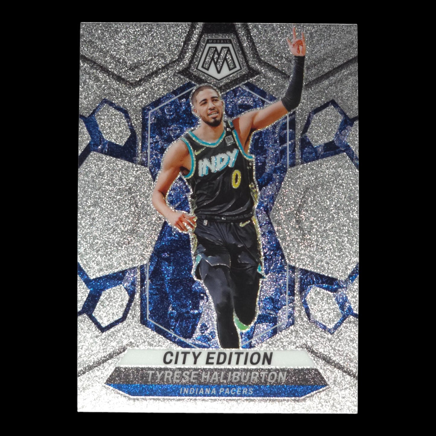 2023-24 TYRESE HALIBURTON City Edition Glitter SP Mosaic Pacers #289