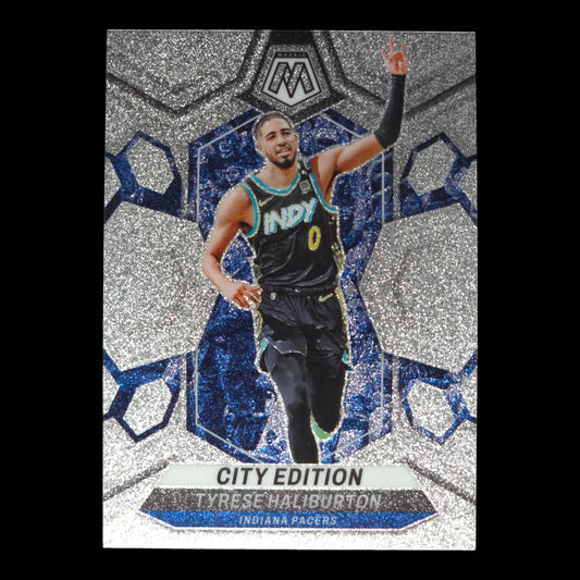 2023-24 TYRESE HALIBURTON City Edition Glitter SP Mosaic Pacers #289