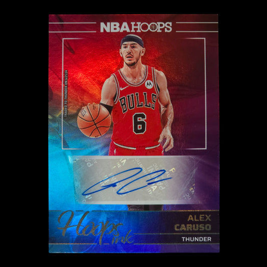 2024-25 ALEX CARUSO Hoops Ink Hoops OKC HI-ACT