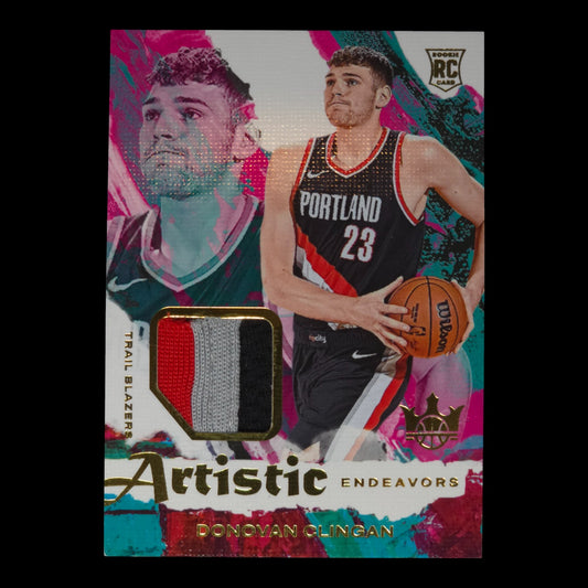 2024-25 DONOVAN CLINGAN Artistic Endeavours Court Kings Blazers AE-DVC