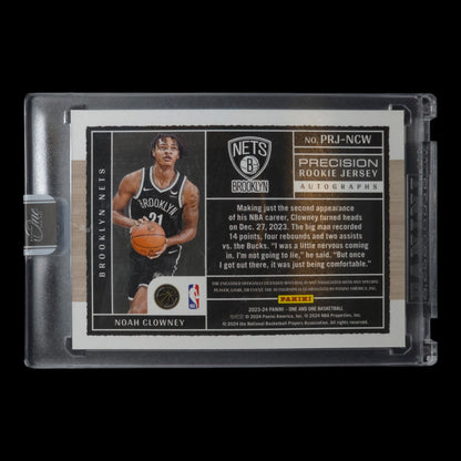 2023-24 NOAH CLOWNEY Precision Rookie Jersey Auto 18/49 One and One PRJ-NCW