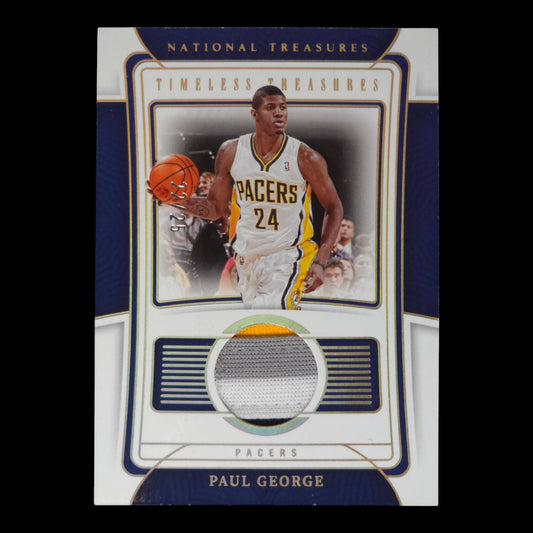 2022-23 PAUL GEORGE Timeless Treasures Game Worn 22/25  NT TTM-IGP