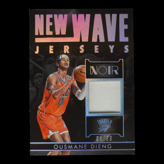 2022-23 OUSMANE DIENG New Wave Jerseys 84/99 Noir OKC NWJ-ODG