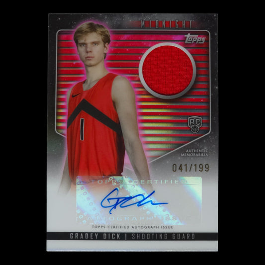 2024-25 GRADEY DICK Rookie Jersey Autograph 41/199 Topps Midnight RJA-GD