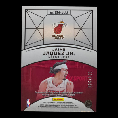 2022-23 JAIME JAQUEZ JR. Eclipse 90/249 Obsidian Heat EM-JJJ