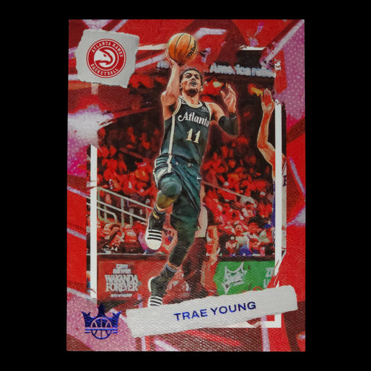 2022-23 TRAE YOUNG Sapphire 19/25 Court Kings Hawks #20