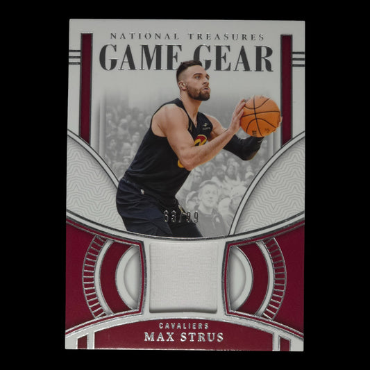 2023-24 MAX STRUS Game Gear 63/99 Game Worn National Treasures GG-MAX