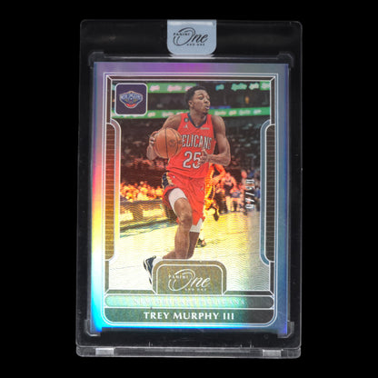 2022-23 TREY MURPHY III Blue 7/40 Panini One and One Encased Pelicans #93