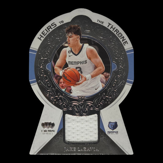 2022-23 JAKE LARAVIA Heirs To The Throne Die Cut Court Kings Grizzlies HT-JLR