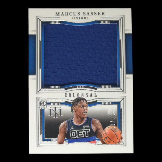 2023-24 MARCUS SASSER Colossal Materials 39/99 National Treasures CR-SAS