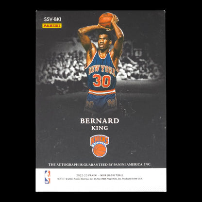 2022-23 BERNARD KING Spotlight Signatures On Card Gold Ink 97/99 Noir SSV-BKI
