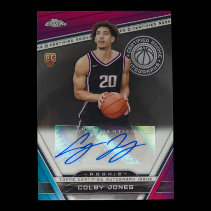 2023-24 COLBY JONES Certified Rookie Autograph Topps Chrome CRA-CJ