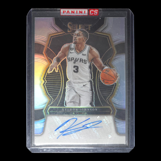 2022-23 KELDON JOHNSON Select Signatures 60/249 Panini Sealed Select Spurs S-KJS