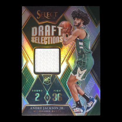 2023-24 ANDRE JACKSON JR. Prizm Draft Selections Select Bucks DSM-AJ
