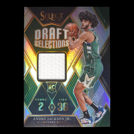 2023-24 ANDRE JACKSON JR. Prizm Draft Selections Select Bucks DSM-AJ