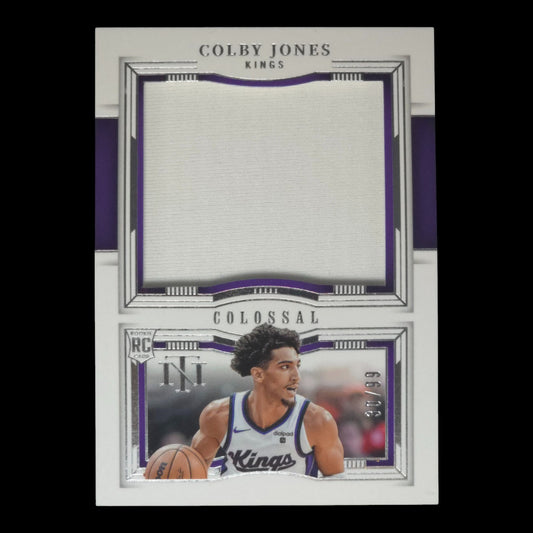 2023-24 COLBY JONES Colossal Materials 30/99 National Treasures Kings CR-CBY