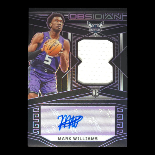 2022-23 MARK WILLIAMS RPA 24/75 Obsidian Hornets #207