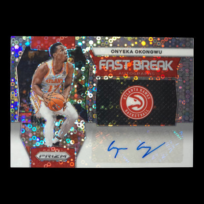 2023-24 ONYEKA OKONGWU Fast Break Auto Prizm Hawks FB-OOA