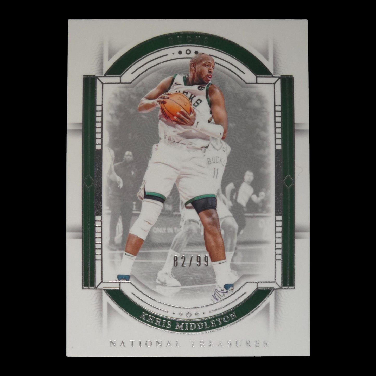 2023-24 KHRIS MIDDLETON 82/99 National Treasures Bucks #74