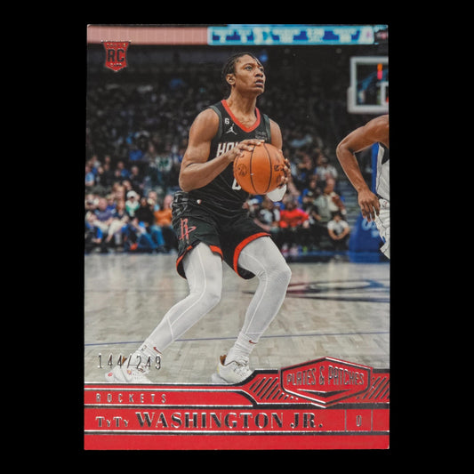 2022-23 TYTY WASHINGTON JR. Plates & Patches 144/249 Chronicles #324