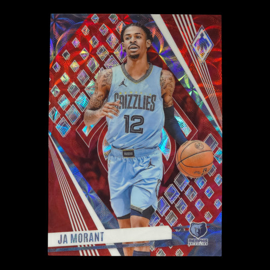 2023-24 JA MORANT Red 2/75 Phoenix International Grizzlies #35