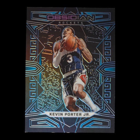 2022-23 KEVIN PORTER JR. Blue Etch 7/30 Obsidian Rockets #119