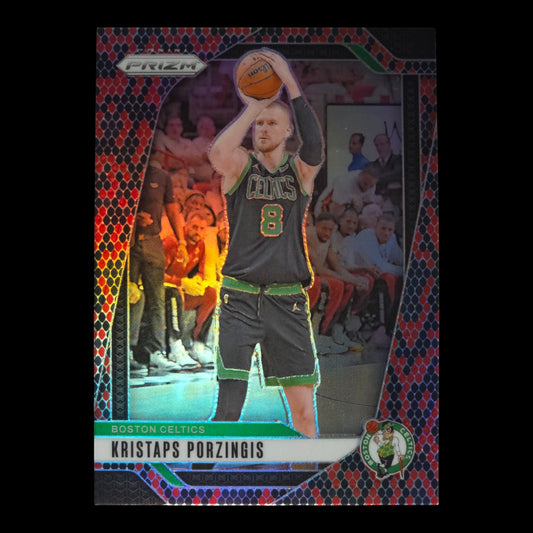 2024-25 KRISTAPS PORZINGIS Snake Skin SP Prizm Celtics #114