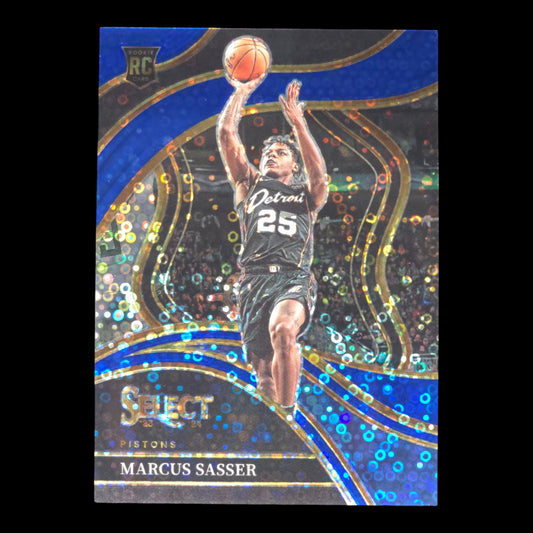 2023-24 MARCUSS SASSER COURTSIDE Rookie Disco 14/25 Select Pistons #292