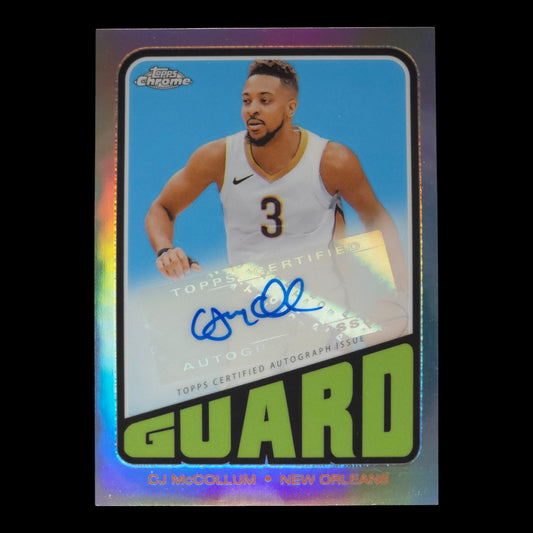2023-24 CJ MCCOLLUM Gard Auto Topps Chrome TA-CJM