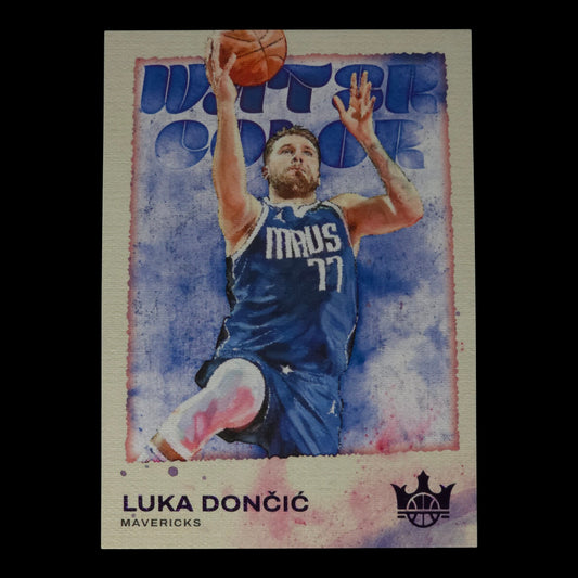 2023-24 LUKA DONCIC Water Color Violet 36/49 Court Kings Mavericks #12
