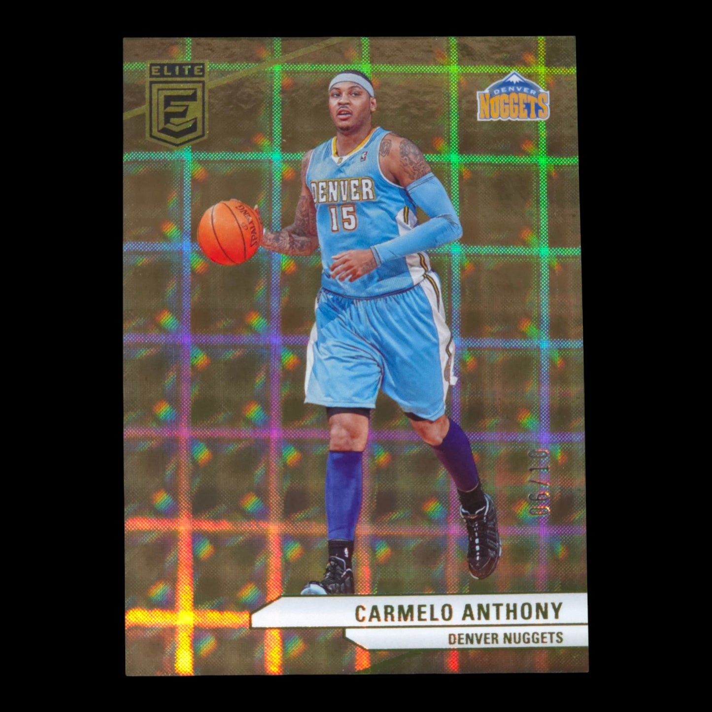 2023-24 CARMELO ANTHONY Gold 6/10 Elite Nuggets #169