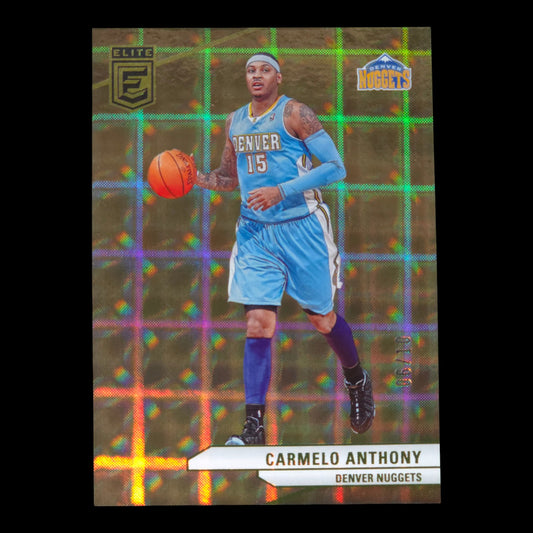 2023-24 CARMELO ANTHONY Gold 6/10 Elite Nuggets #169