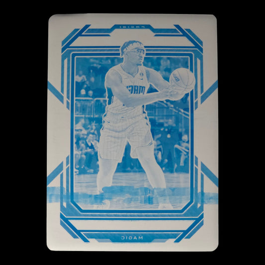 2023-24 WENDELL CARTER JR. Cyan Printing Plate 1/1 Prizm Magic #195