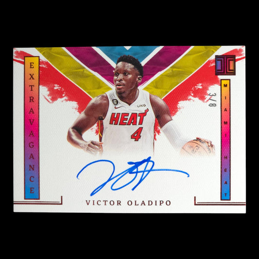 2023-24 VICTOR OLADIPO Extravagance On Card Auto 3/8 Impeccable EA-VOD