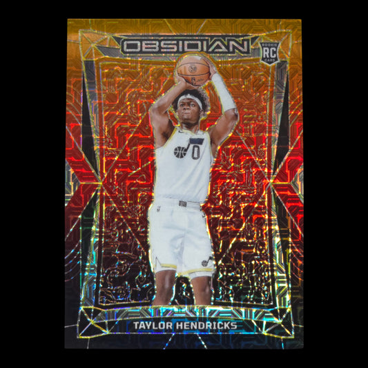 2023-24 Taylor Hendricks Molten Mojo Electric Etch 3/10 Obsidian Jazz #98