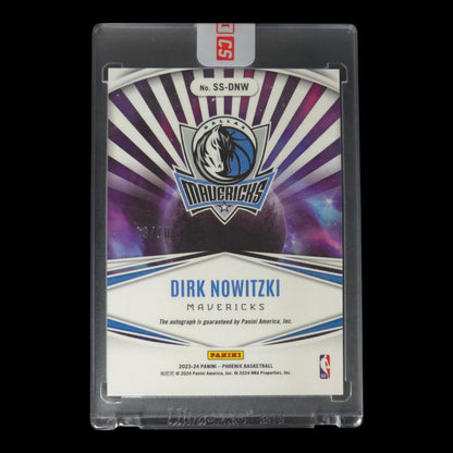 2023-24 DIRK NOWITZKI Stella Gold Auto 3/10 Panini Sealed Phoenix Mavs SS-DNW