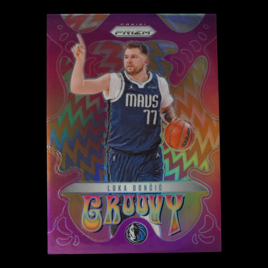 2024-25 LUKA DONCIC Groovy Silver Case Hit SSP Prizm #19