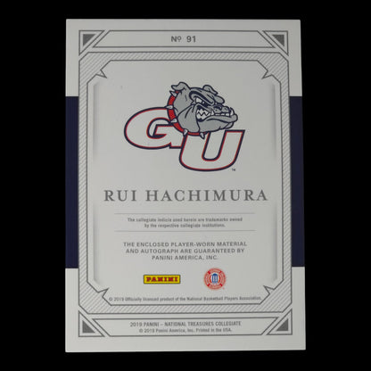 2019-20 RUI HACHIMURA College Materials Signatures 26/99 National Treasures